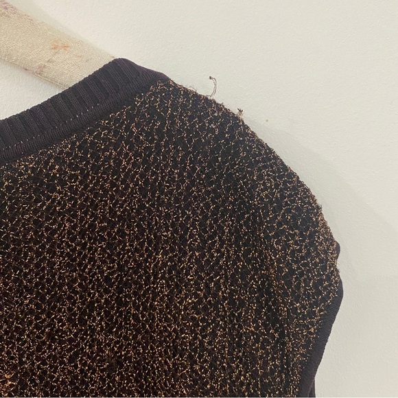 Theory knit glitter metallic sleeveless top - Picture 5 of 9